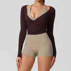 Hearuisavy Women's Quick Dry Yoga Sports Top