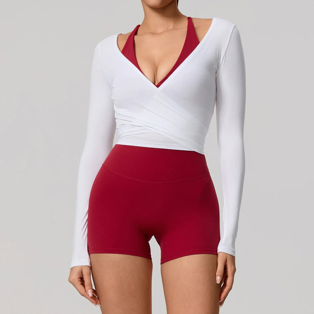 Hearuisavy Women's Quick Dry Yoga Sports Top