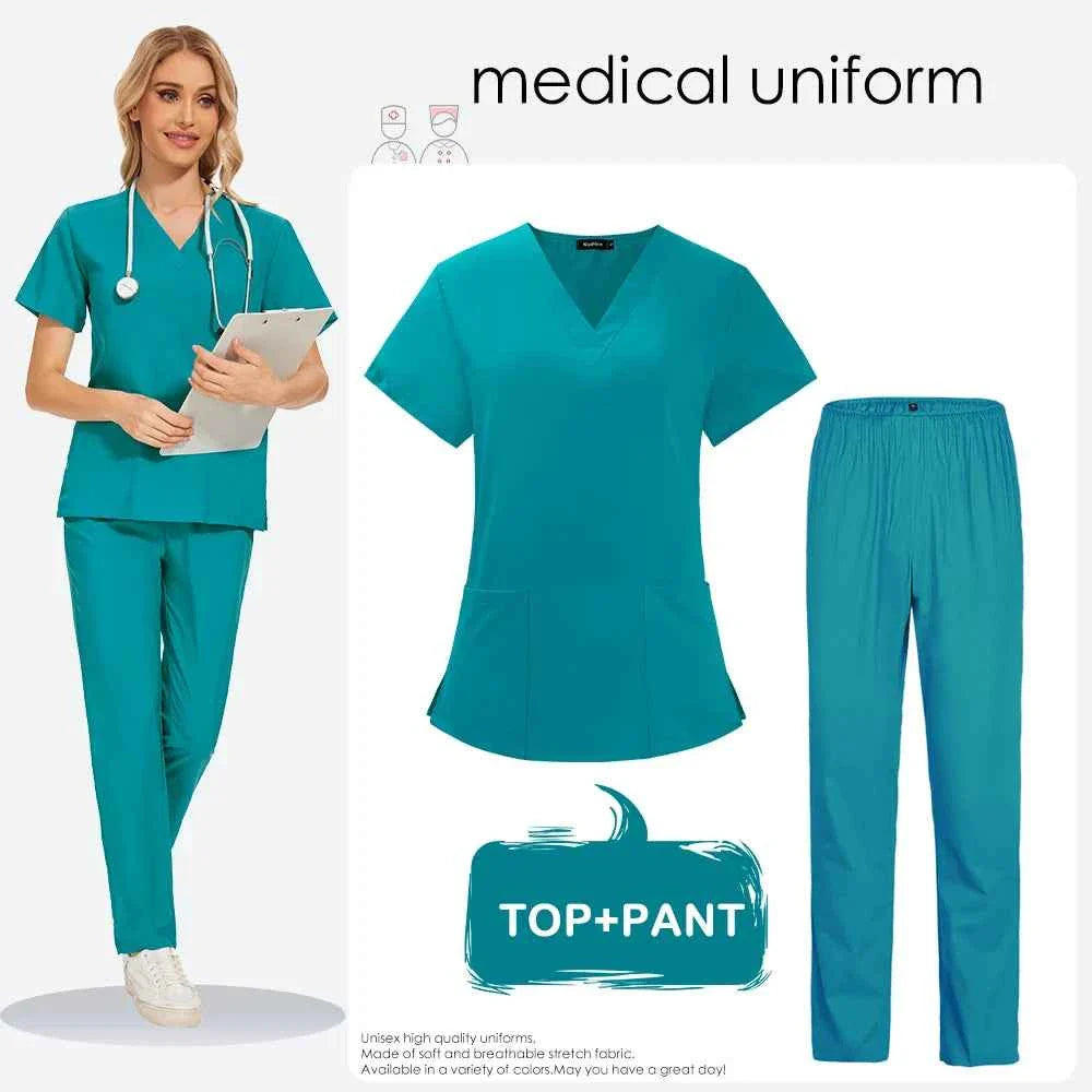 Women's Medical Scrub Uniform for Health Professionals