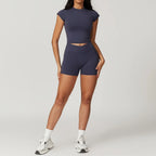 Women's 2-Piece Yoga Set: Crop Top & Leggings
