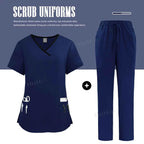 Nurse Uniform Medical Scrubs Set Women